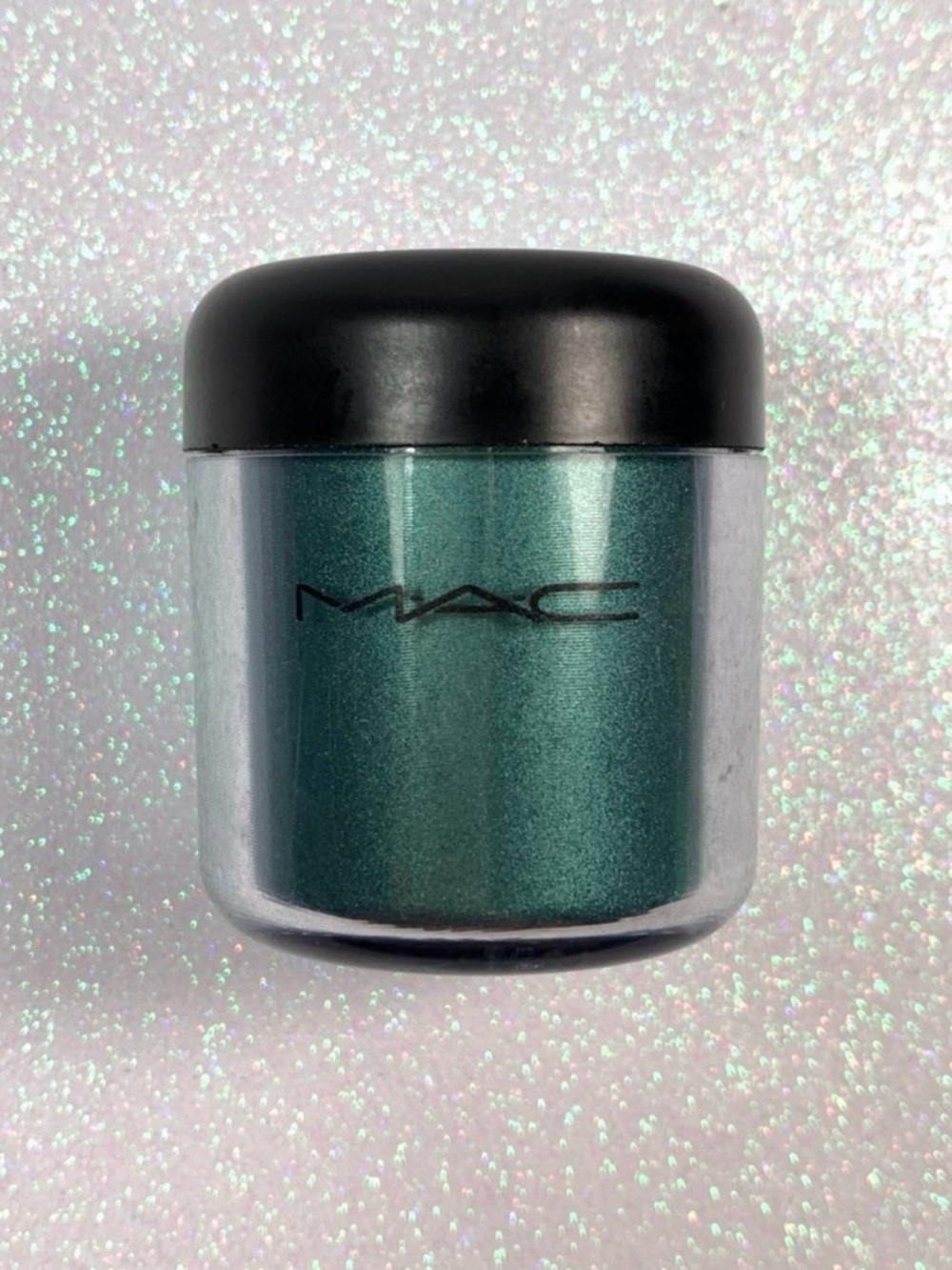 DISCONTINUED SHADE AND LARGER SIZE JAR MAC PIGMENT IN TEAL